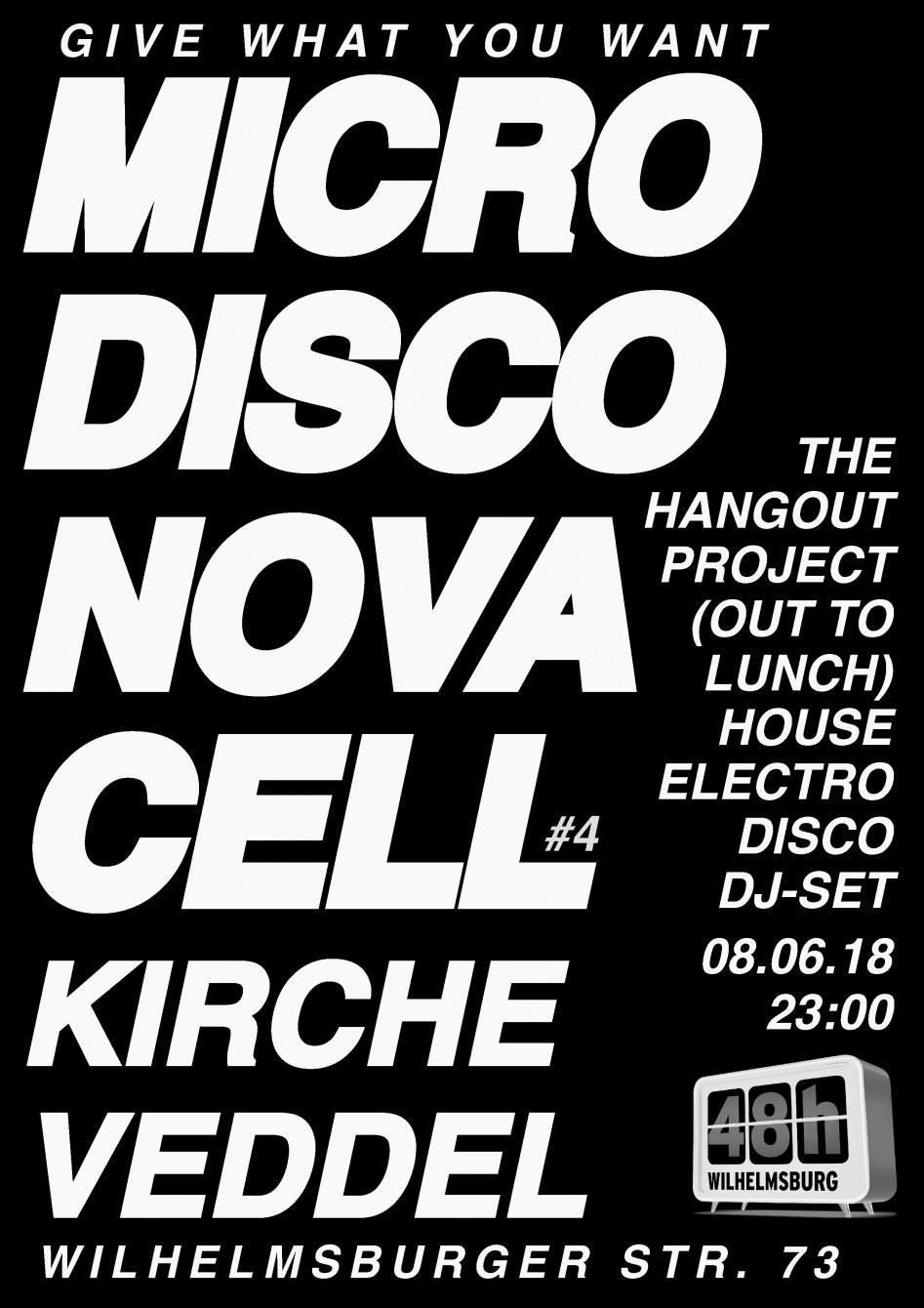 Nova Cell 4: House Music in the Sacristy - フライヤー裏