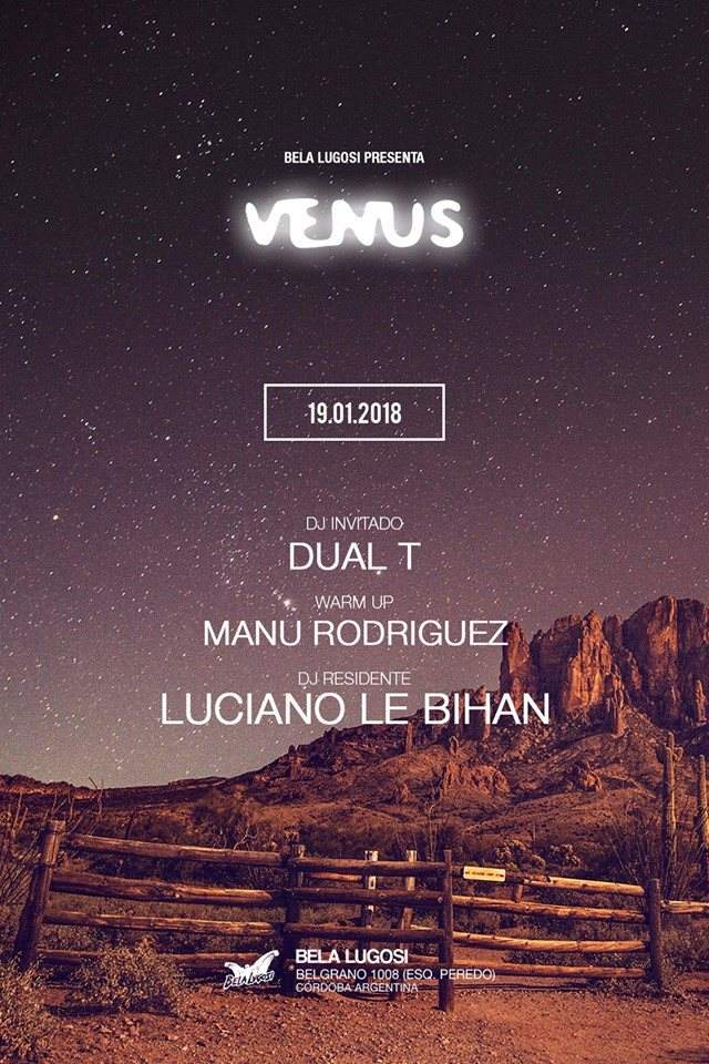 Venus // Luciano Le Bihan - Dual T - フライヤー裏