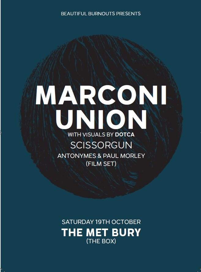 Marconi Union Live Transmission at The Box at The Met, Manchester