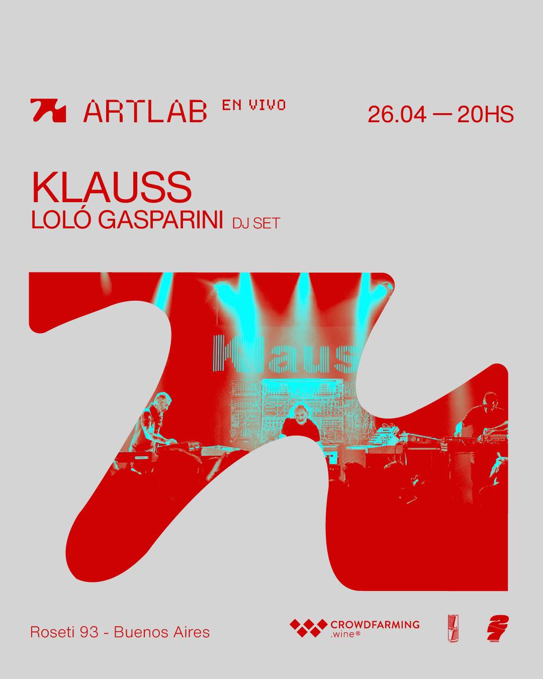 Artlab en Vivo! - Klauss (live) + Loló Gasparini (Dj) - フライヤー表