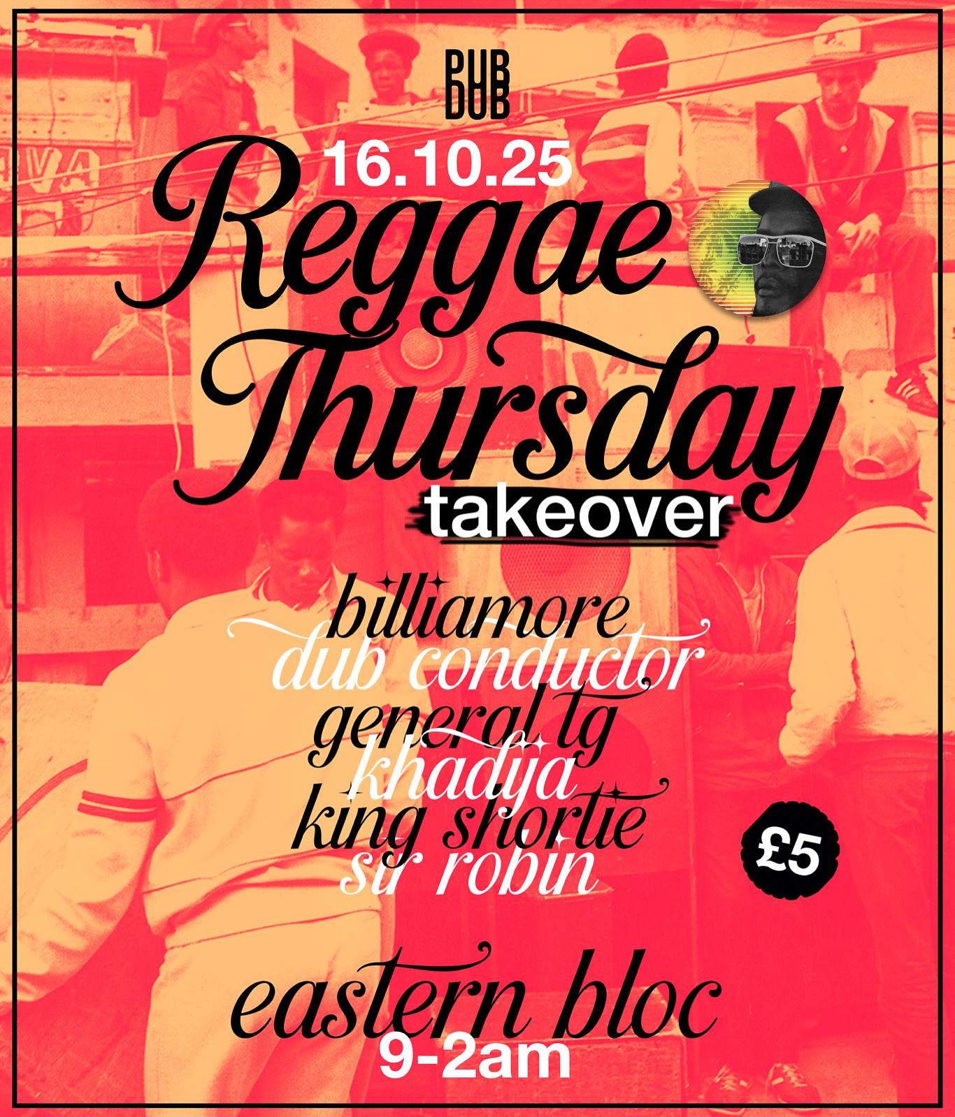 PubDub - Reggae Thursday takeover at Eastern Bloc Records, Manchester