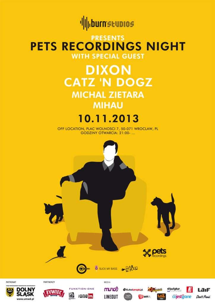 Burn Studios Pres. Pets Recordings with Catz 'N Dogz & Very Special Guest Dixon - Página trasera