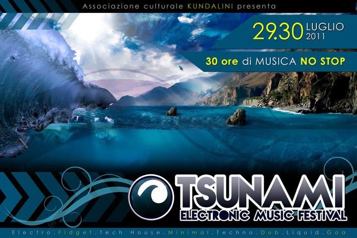 Tsunami - Festival Di Musica Elettronica - フライヤー表