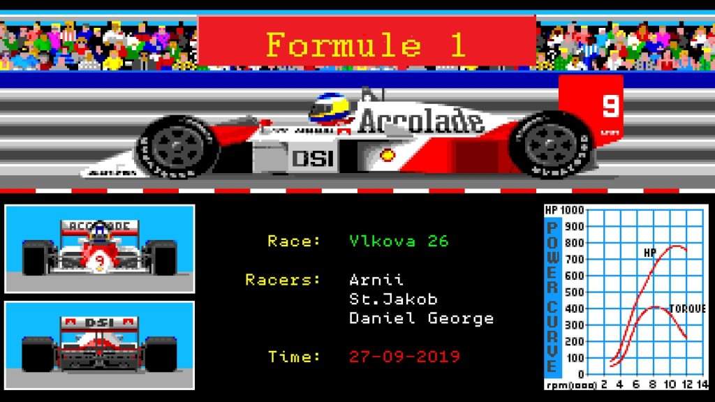 Formule 1 - Página frontal