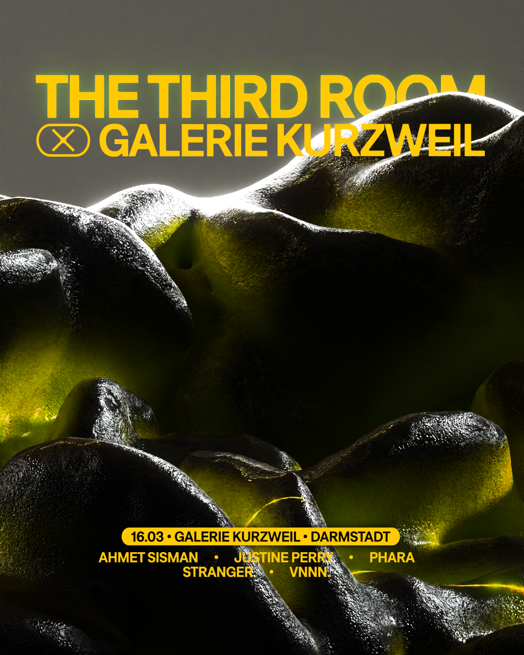 The Third Room x Galerie Kurzweil - フライヤー表
