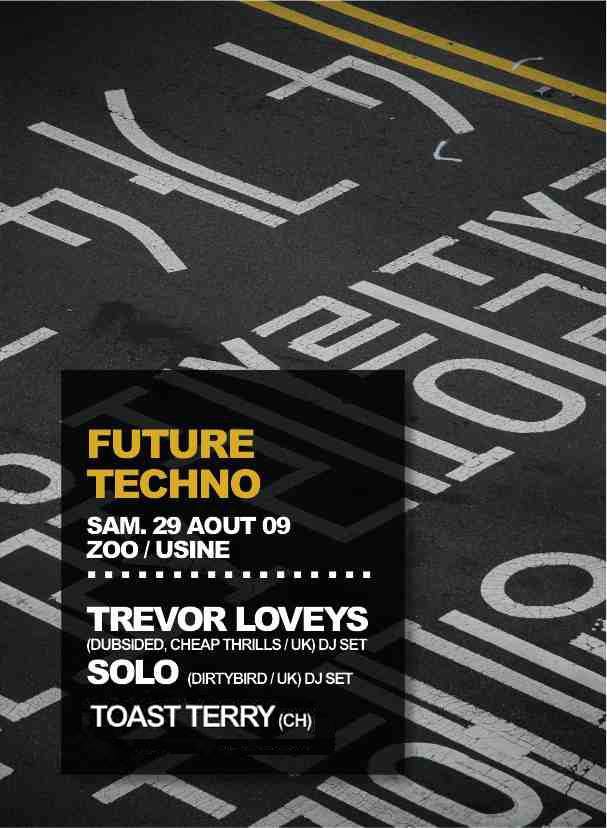 Future Techno - フライヤー表