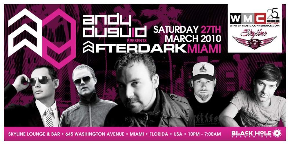 Andy Duguid presents After Dark Miami - Página frontal