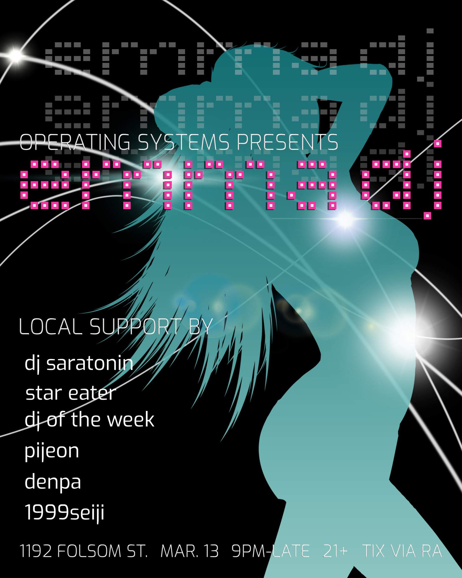 Operating Systems presents: Emma DJ at F8 1192 Folsom, San Francisco ...