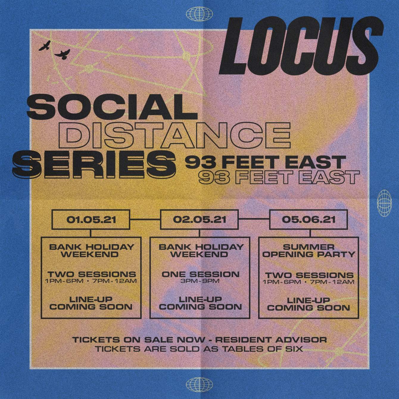 Locus: Social Distance Series #03 (Afternoon Session) bei 93 Feet East ...