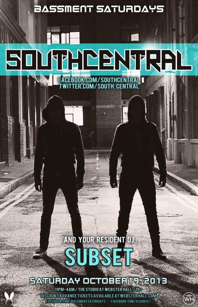 South Central + Subset - Bassment Saturdays - Página frontal