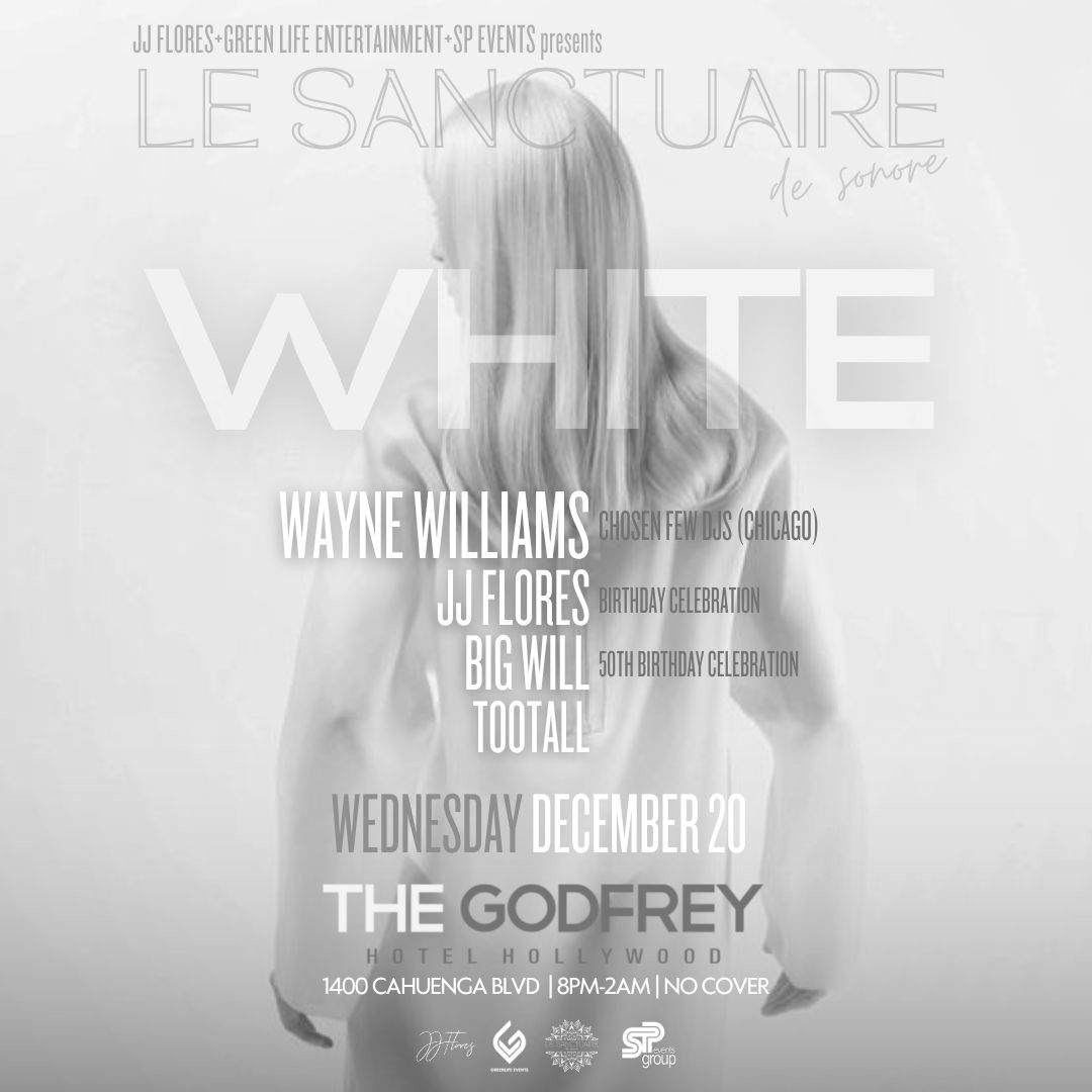 Le' Sanctuairé dé SONORé - Big Will's 50th Bday WHITE XMAS PARTY - フライヤー表