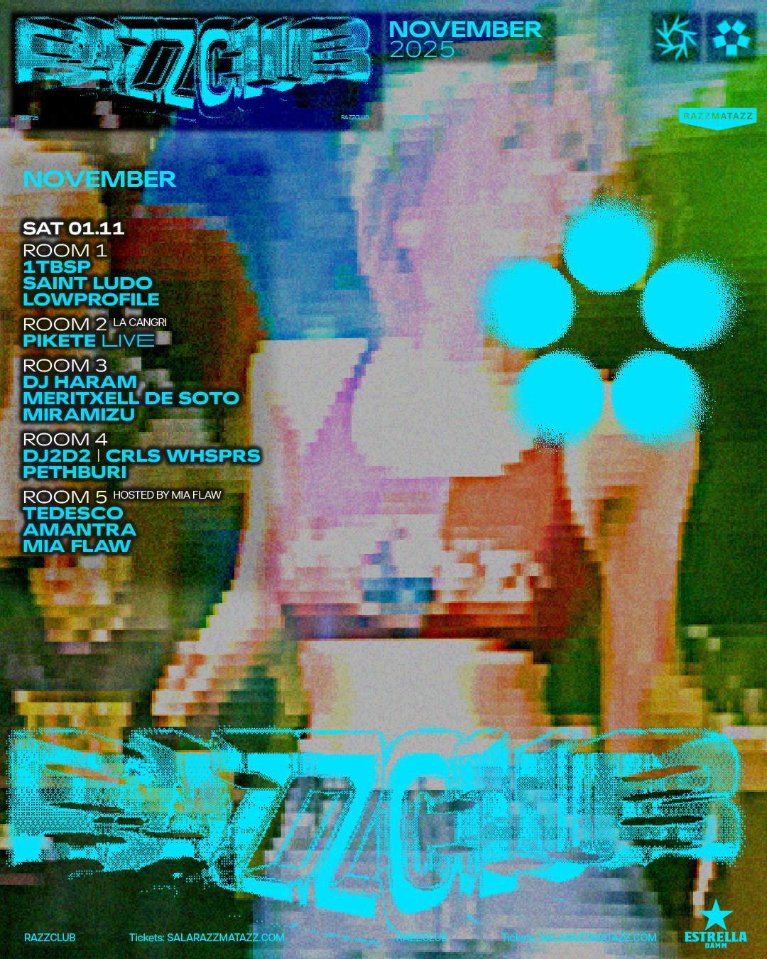 RAZZCLUB: 1tbsp, Saint Ludo, Pikete Live, Dj Haram, TEDESCO