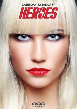 Heroes with Riva Starr, Jet Project, Tom Flynn, Jamie Ritchie - フライヤー裏
