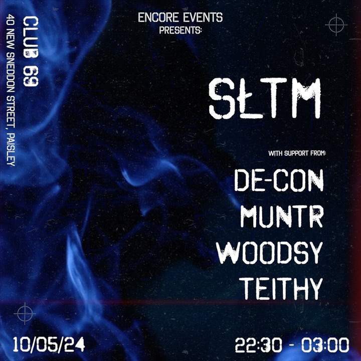Encore Events presents: SŁTM - Página trasera