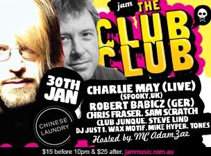 Club Club pres. Charlie May & Robert Babicz - Página frontal