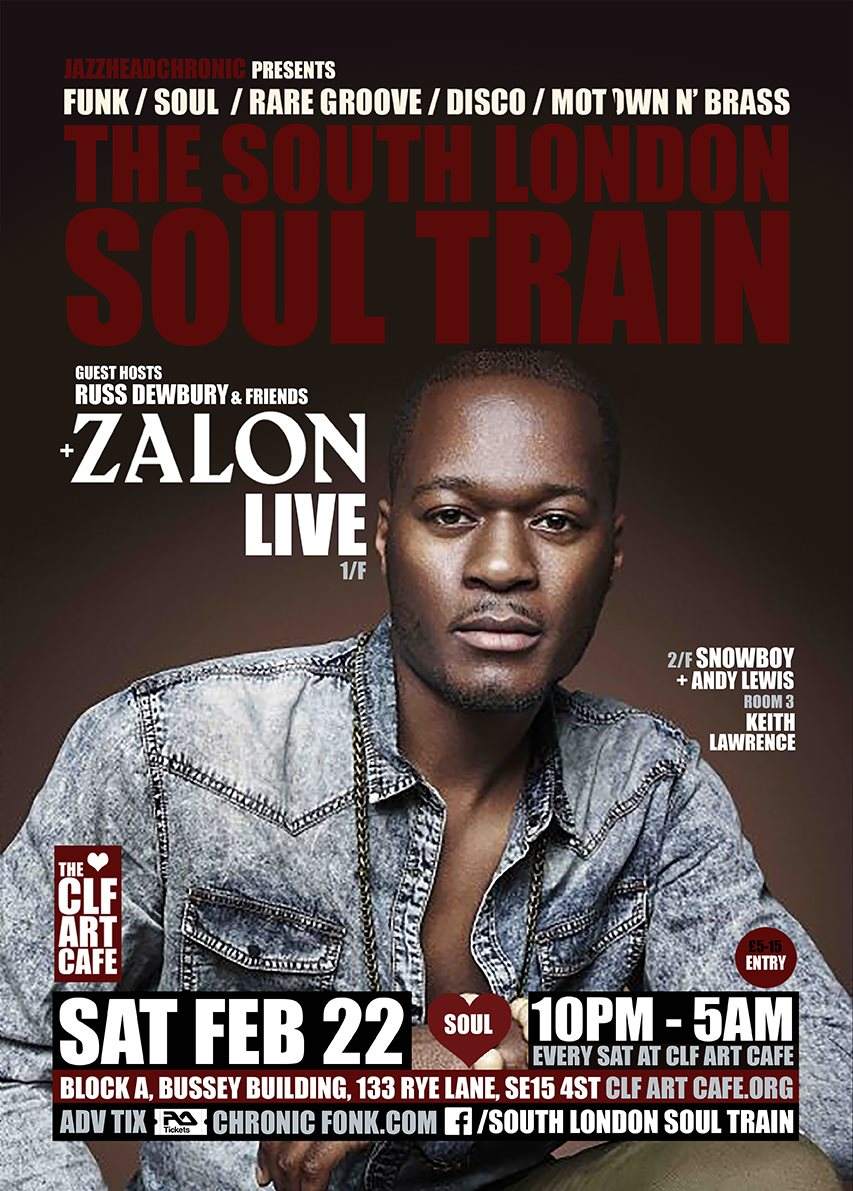 The South London Soul Train Valentines Special with Don't Problem (Live) - フライヤー裏