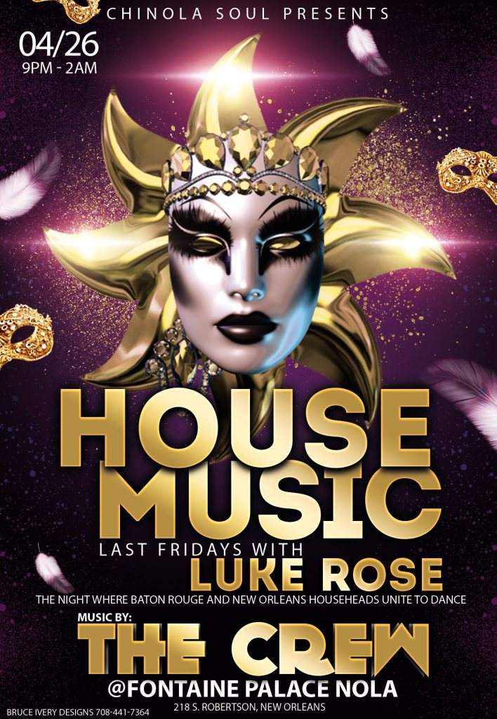 House Music Fridays - フライヤー表