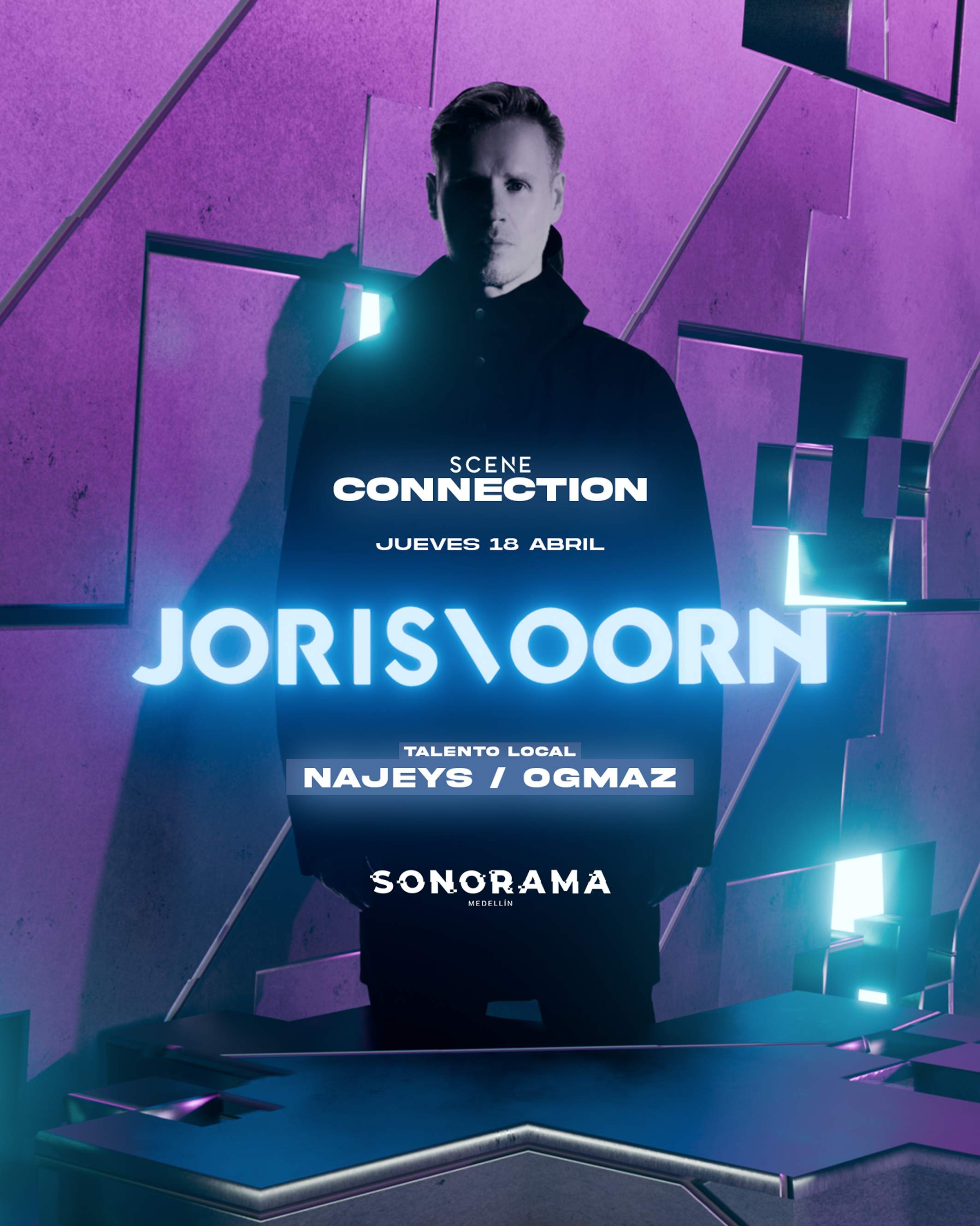 Sonorama y Scene Pres / CONNETION WITH Joris Voorn - フライヤー表
