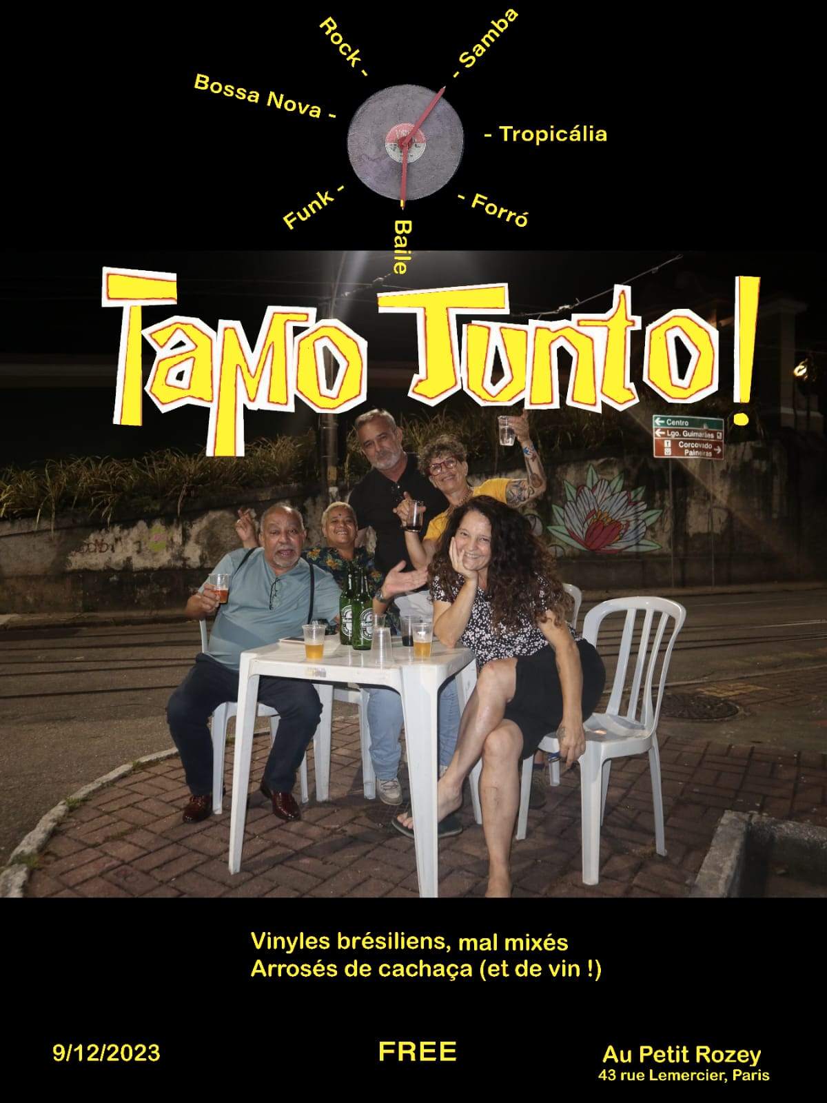 Tamo Junto! (Brazilian vinyl, mixed badly) - Página frontal