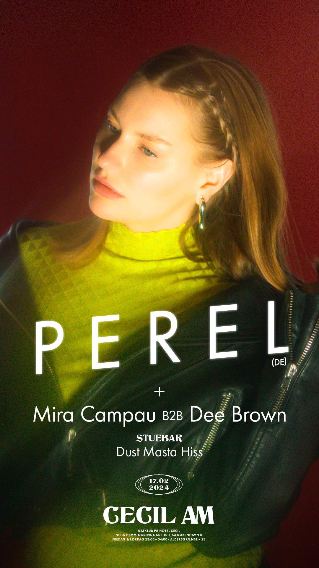 Perel (DE) + Djs Mira Campau B2B Dee Brown &Dust Masta Hiss - フライヤー表