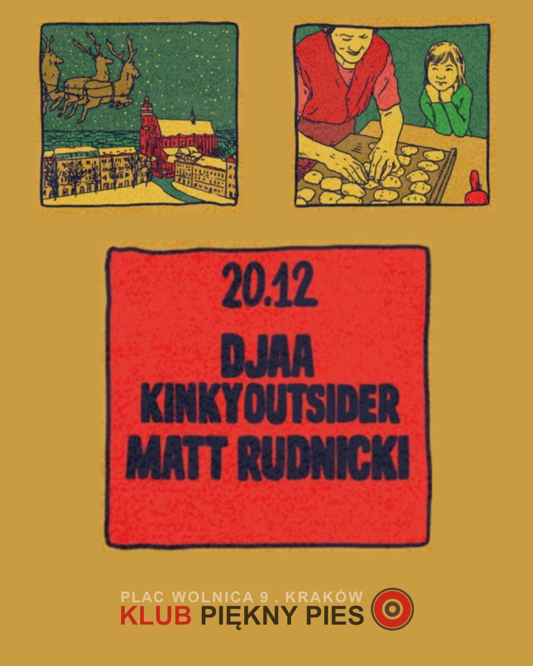 Djaa / KinkyOutsider / Matt Rudnicki at Piękny Pies, Krakow
