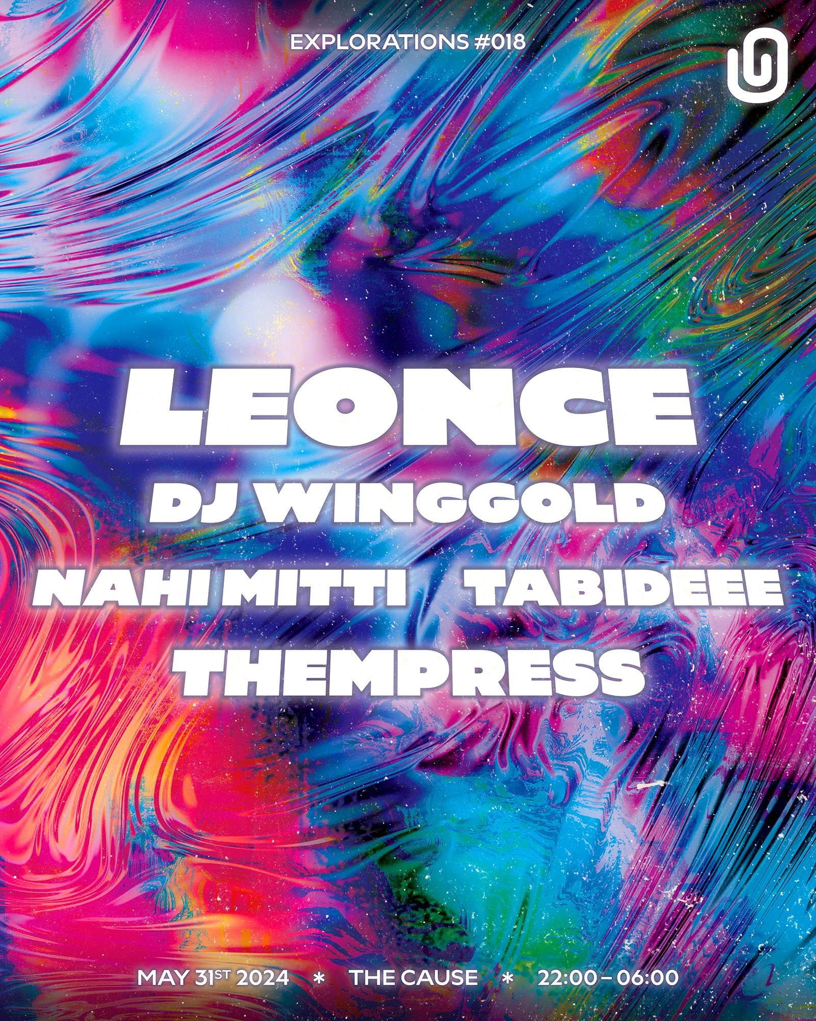 Unbound presents Leonce, DJ Winggold, THEMPRESS, Nahi Mitti & Tabideee - フライヤー表