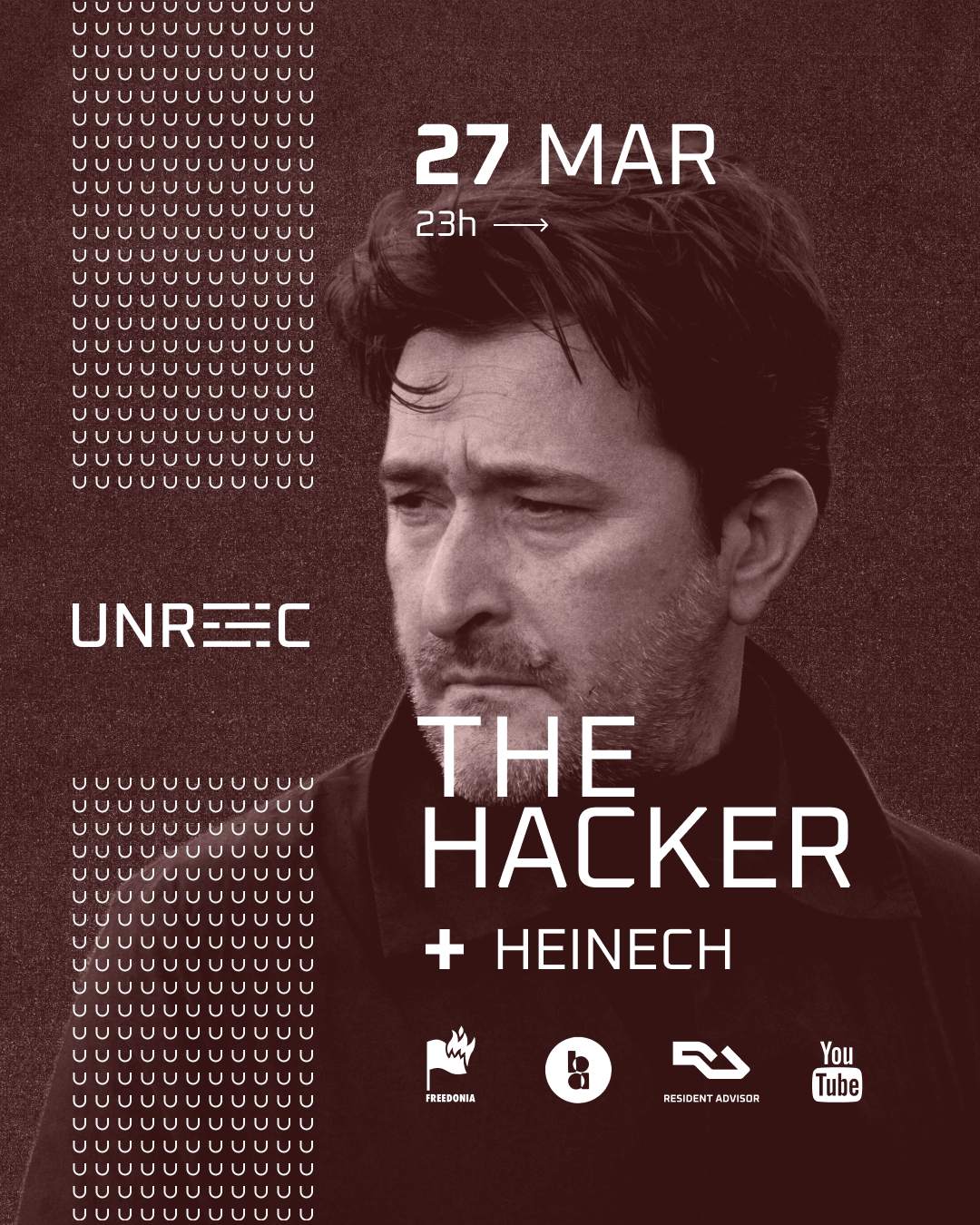 UNREC invites The Hacker at Freedonia, Barcelona