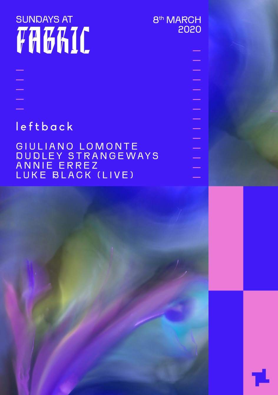 Sundays at fabric: Leftback with Giuliano Lomonte - Página trasera