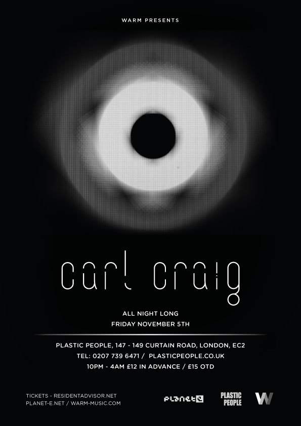 Warm with Carl Craig - Página frontal