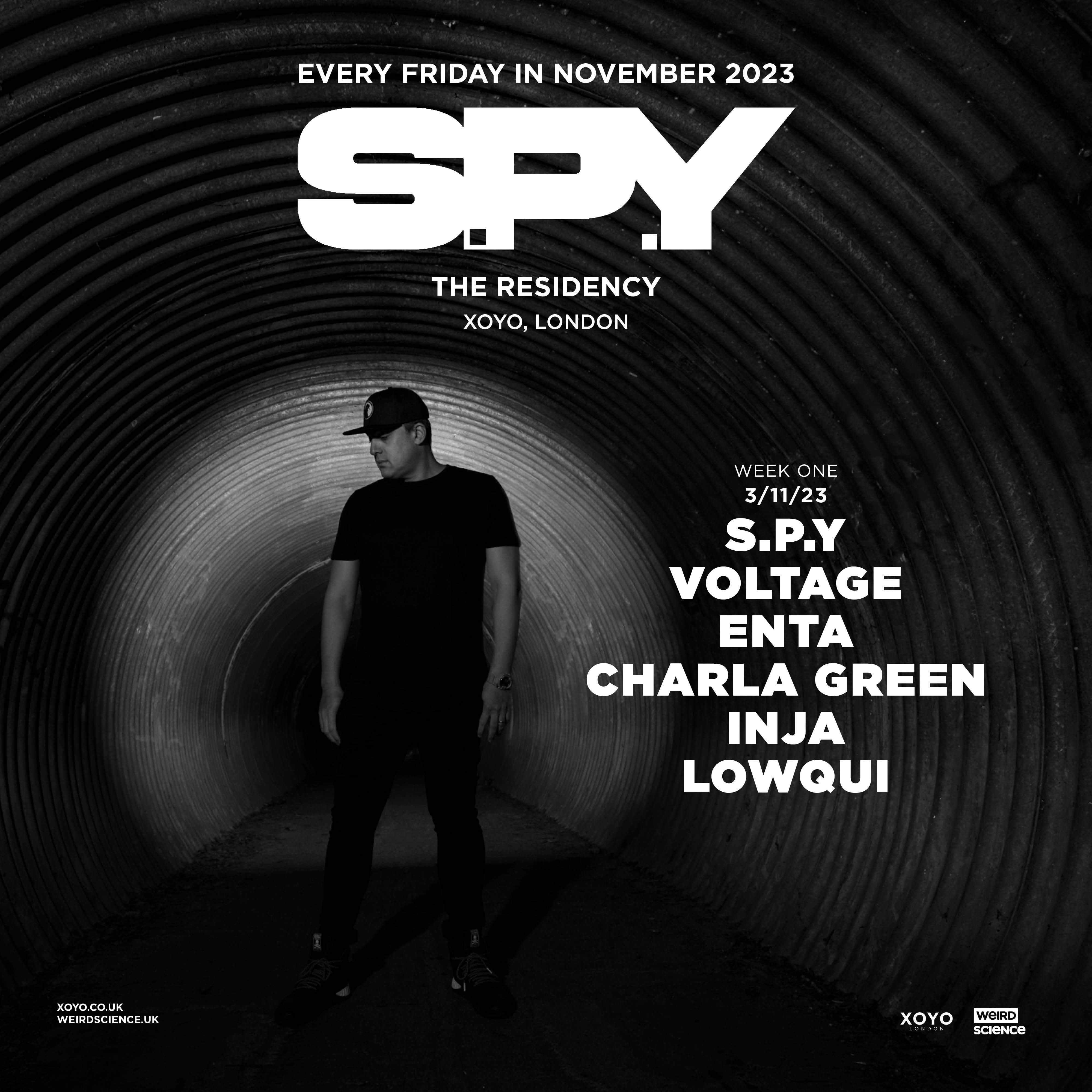 S.P.Y: The Residency (Week 1) (Drum & Bass, Jungle) - フライヤー裏