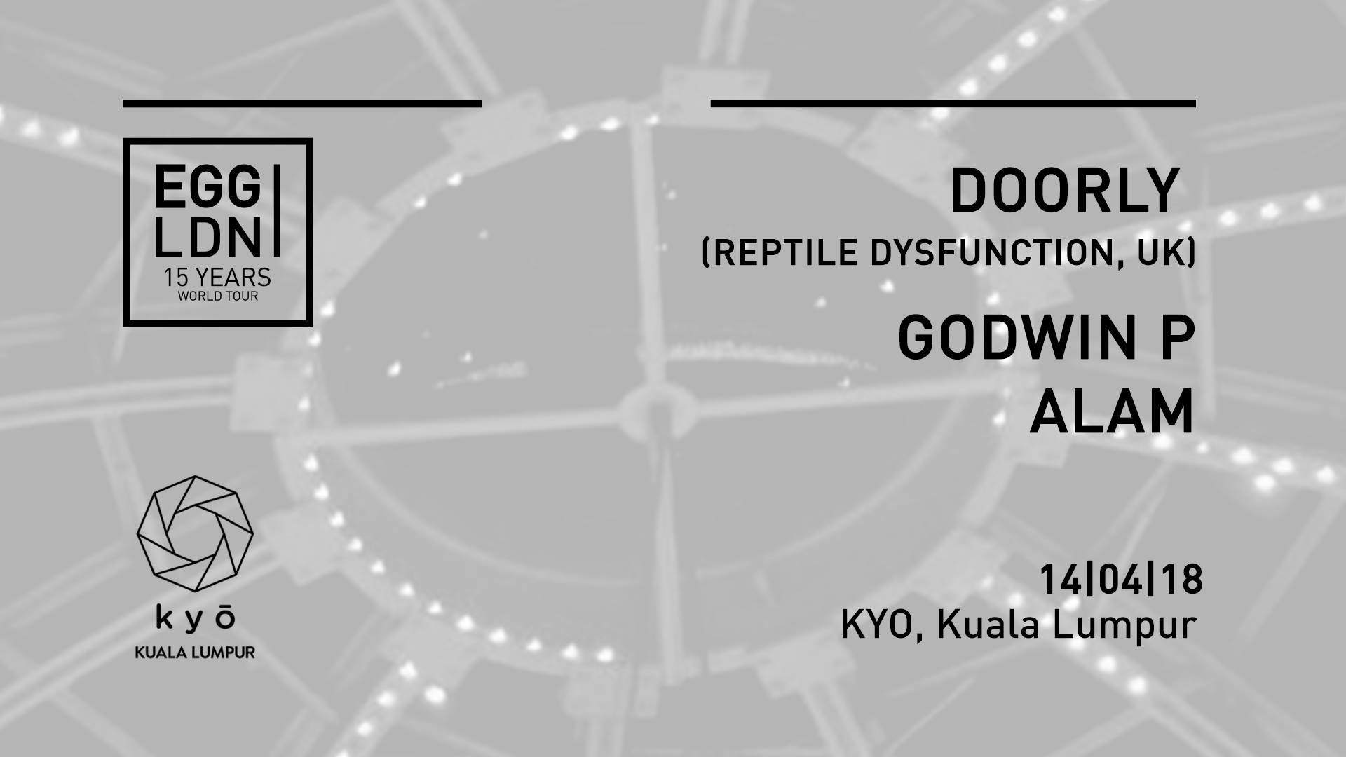 15 Years Egg LDN World Tour x KYO feat. Doorly // Godwin P, Alam - Página frontal