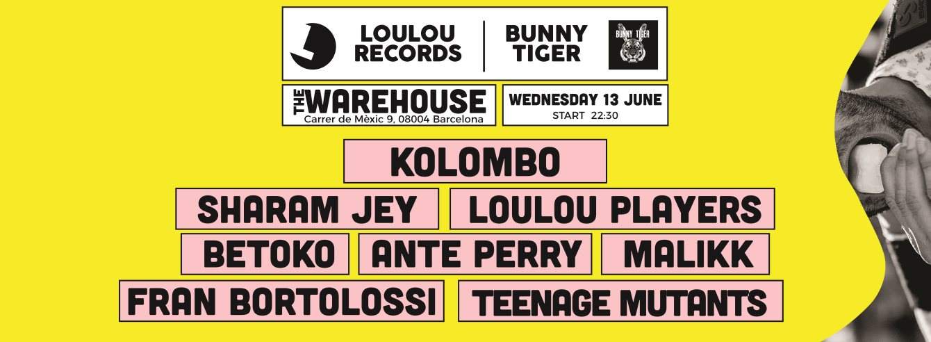 Loulou Records & Bunny Tiger Showcase - Página frontal