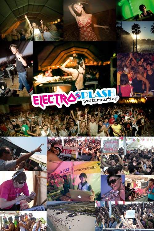 X Anniversary Electrosplash Wafterparties Festival - Página trasera