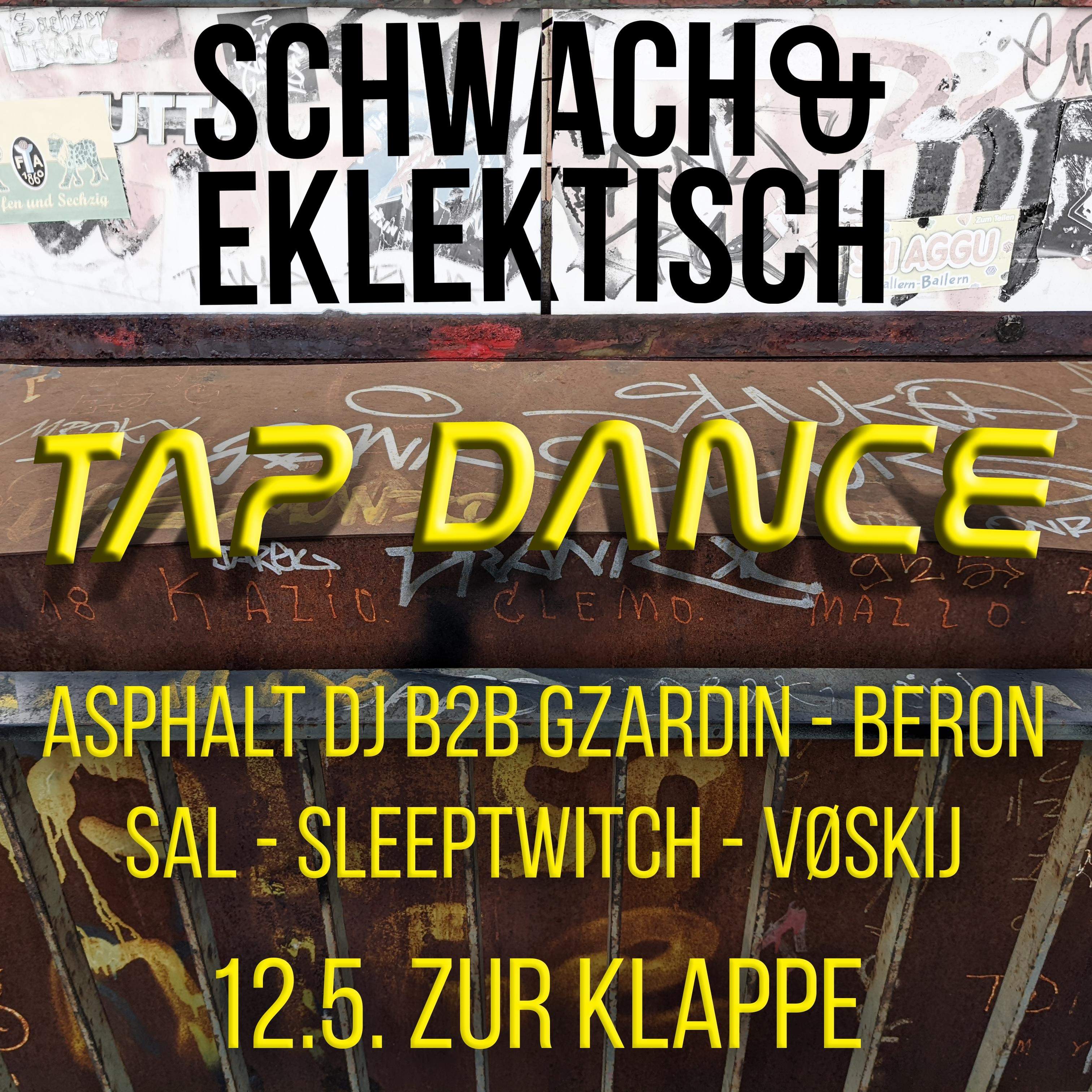 schwach&eklektisch Tap Dance - フライヤー表