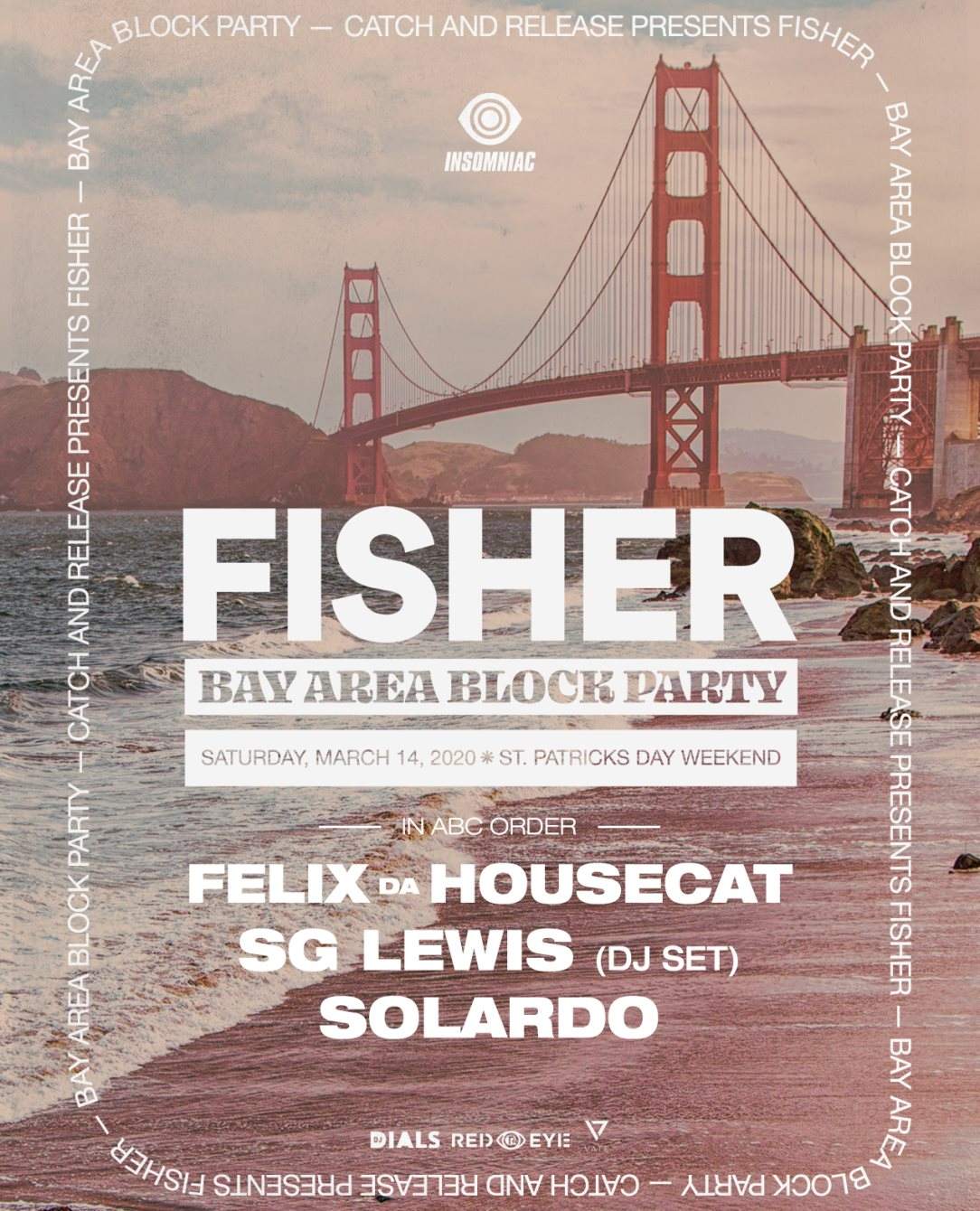 Fisher - Bay Area Block Party - Página frontal