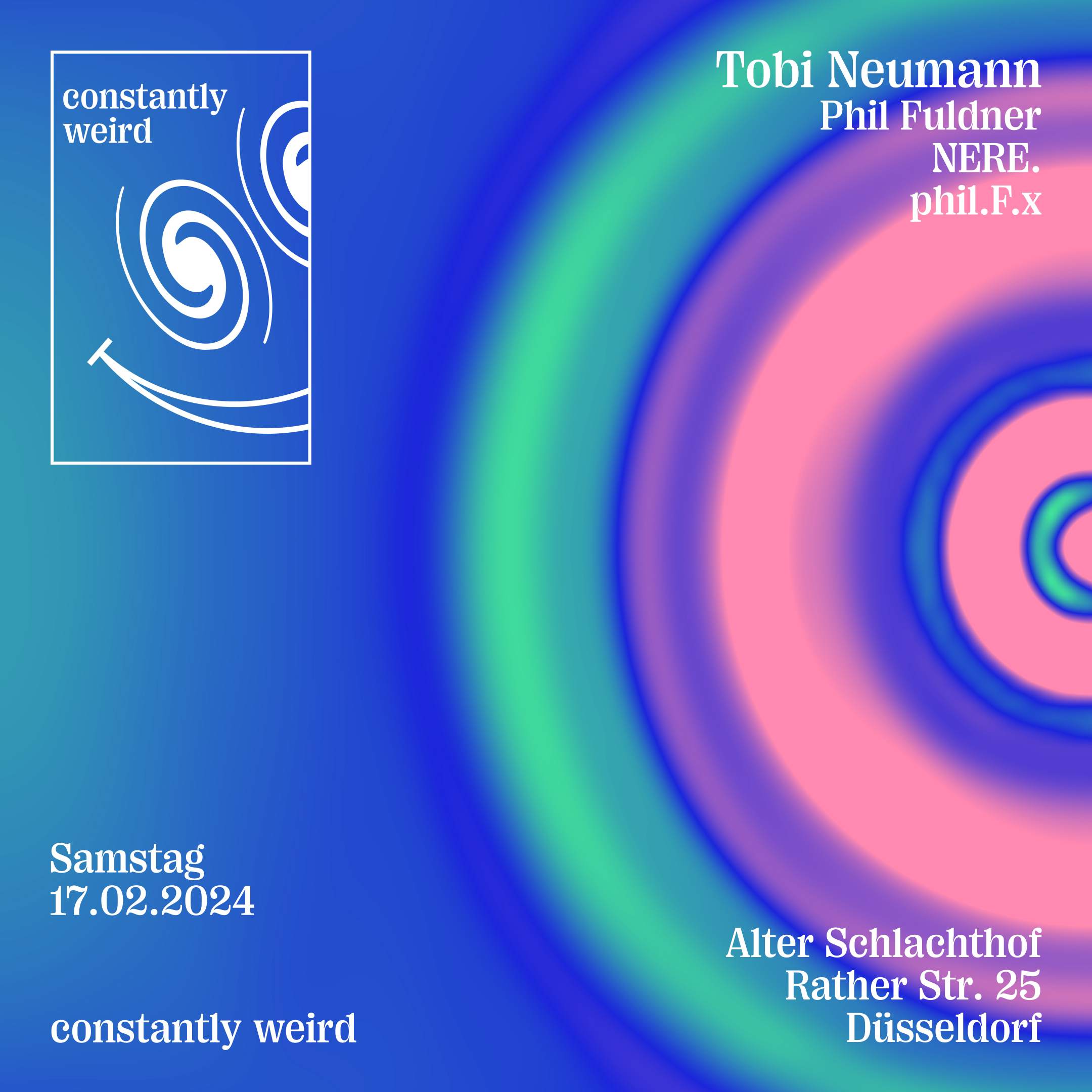 Constantly Weird with Tobi Neumann (Cocoon/Ogni Tapes/Berlin) - Página frontal
