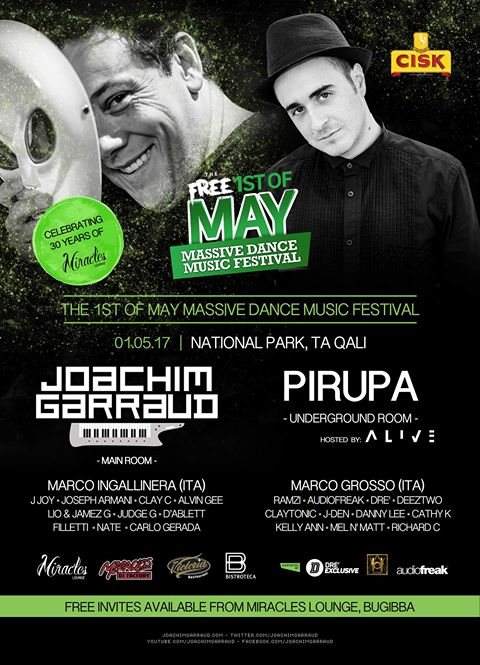 1st of May Free Massive Dance Music Festival 17' - Página frontal