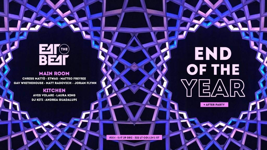 Eat The Beat: End Of The Year - フライヤー表