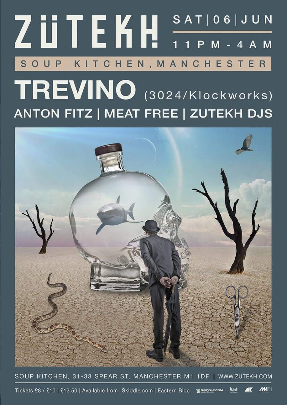 Zutekh presents Trevino - Página frontal