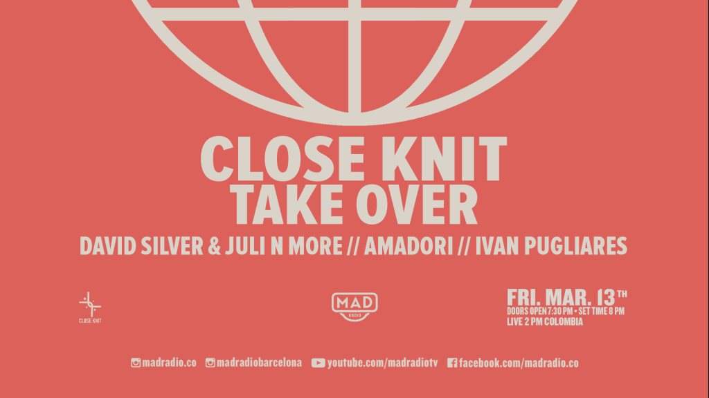 Close Knit Take Over - Flyer front