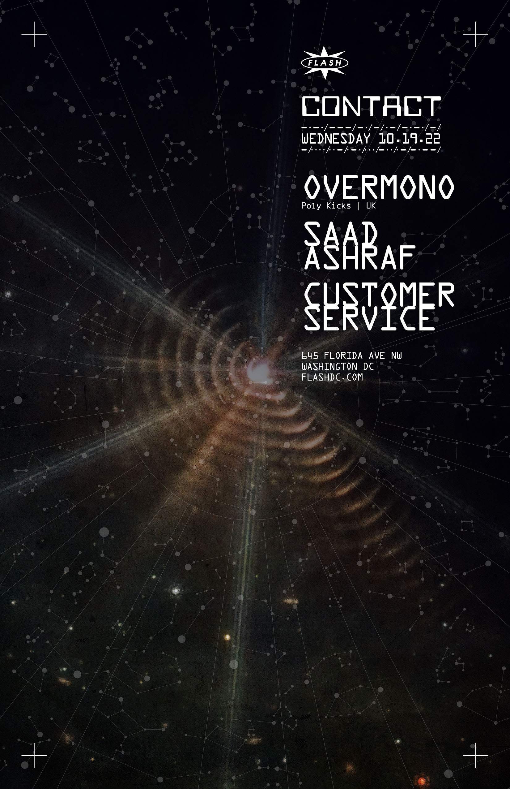 Overmono - Saad Ashraf - Customer Service - Página frontal