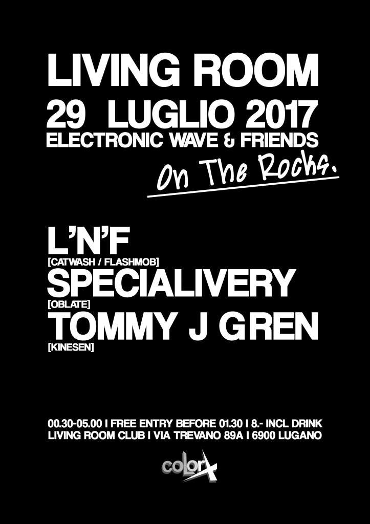 Electronic Wave & Friends // L'N'F, Specialivery, Tommy J Gren - Página frontal