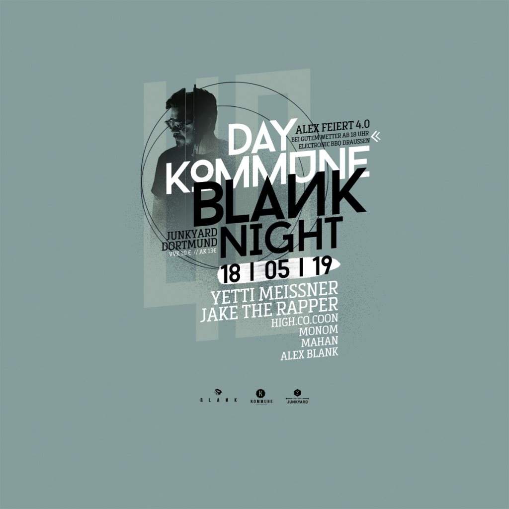 Electronic BBQ - Day & Night with Yetti Meissner & Jake the Rapper - フライヤー表