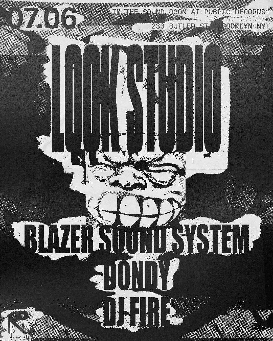 LQQK Studio with Blazer Sound System + Dondy + DJ Fire - フライヤー表