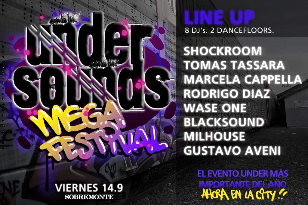 Under Sounds Mega Festival - Página frontal