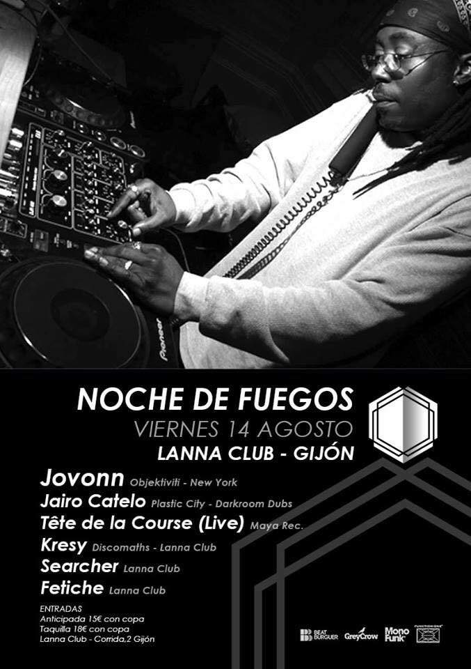 Lanna Club / Noche de Fuegos - フライヤー表