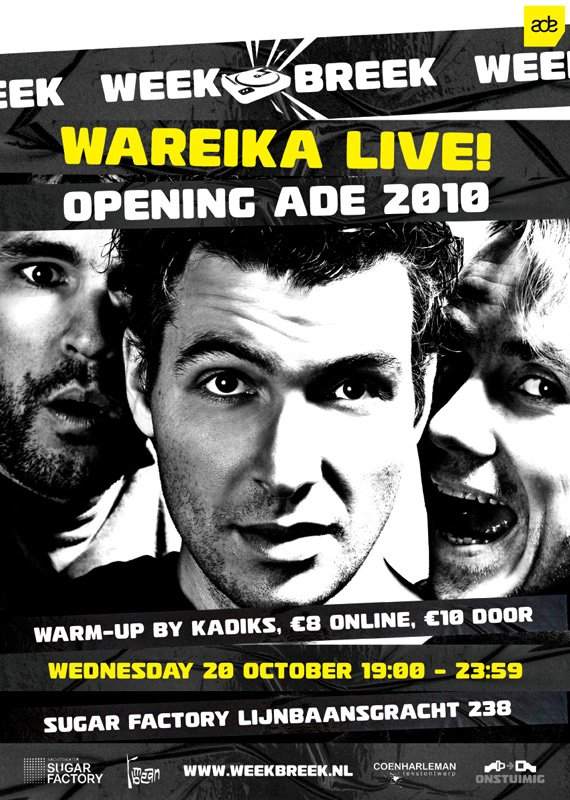 Weekbreek presents Wareika – ADE - Página frontal