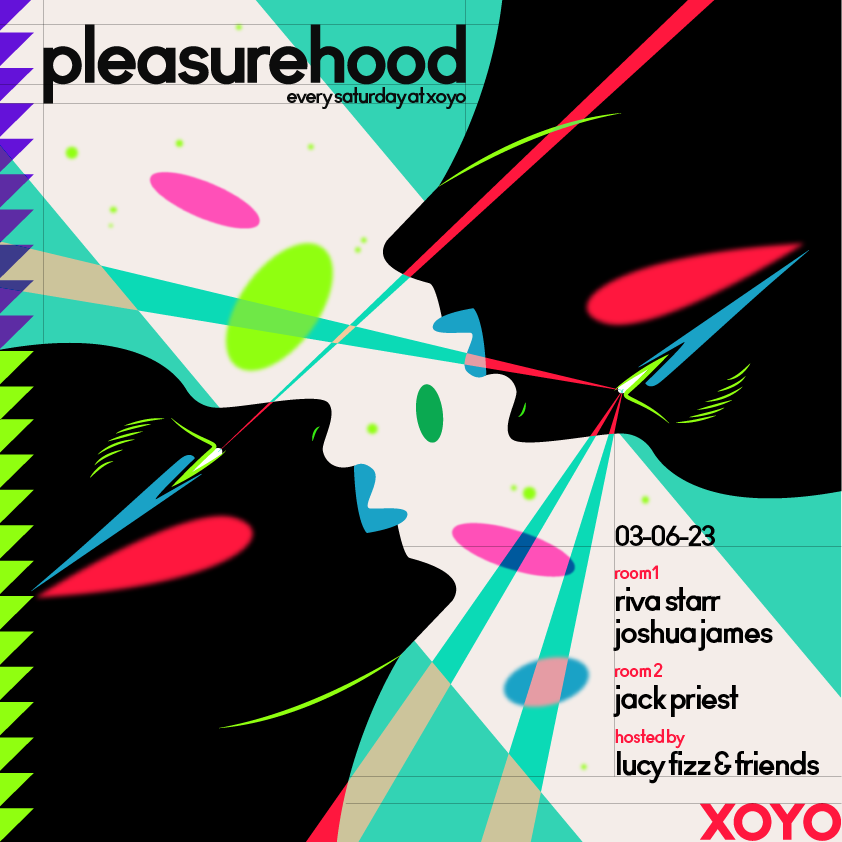 Pleasurehood presents: Riva Starr, Joshua James & Jack Priest - フライヤー表
