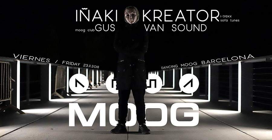 Iñaki Kreator + Gus Van Sound - フライヤー表