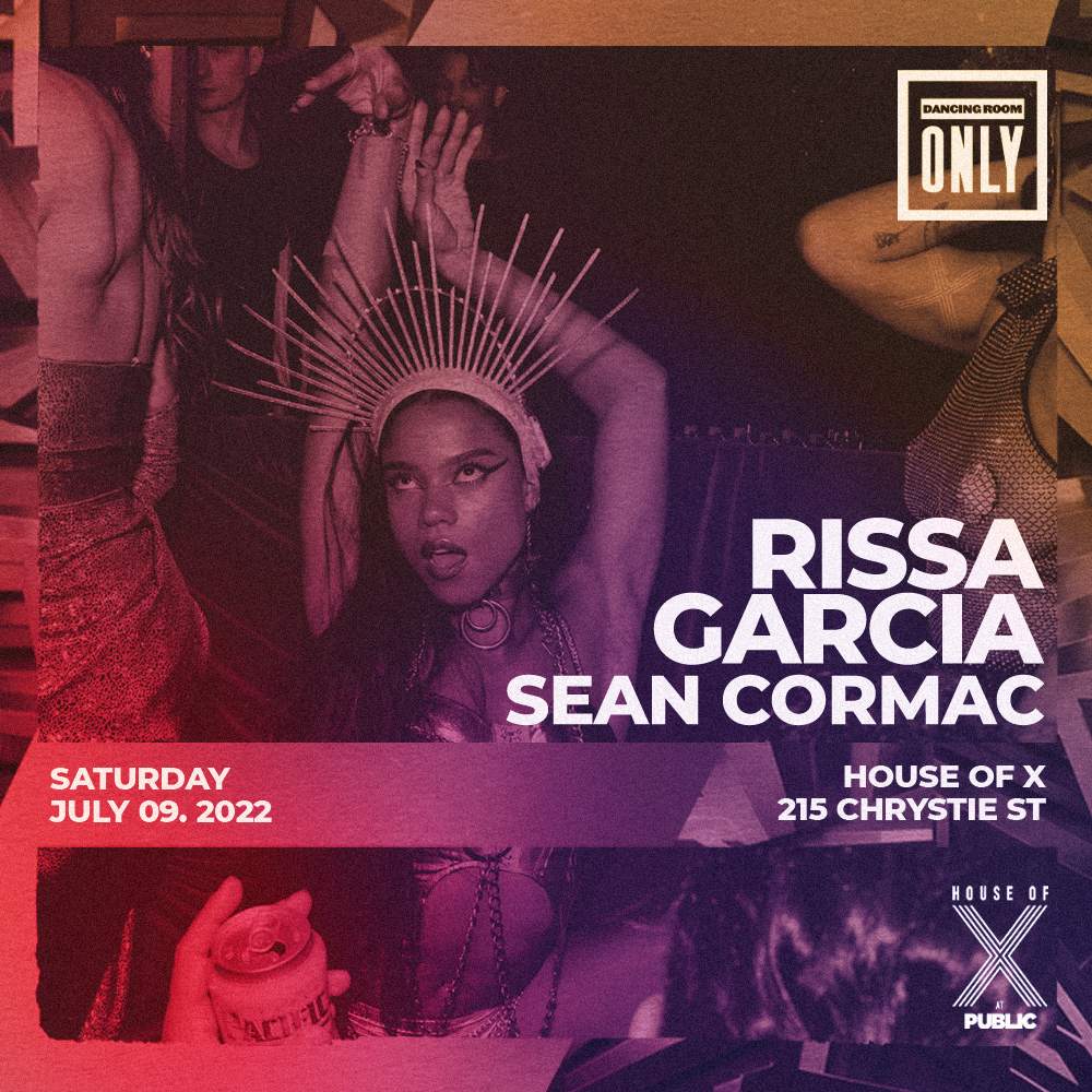 DANCING ROOM ONLY: Rissa Garcia - Sean Cormac - フライヤー表